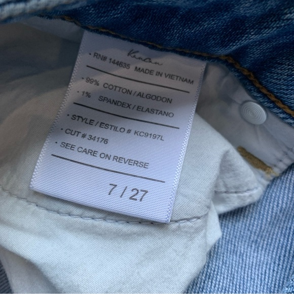 Kancan Women's Distressed Jeans Straight Fit. Sz-(7/27) - Picture 5 of 13